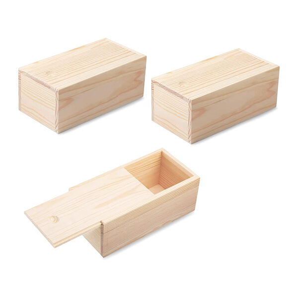 Brug af Pine Wood Box