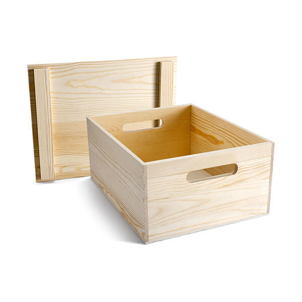 Utilizing a Wooden Crate with Lid