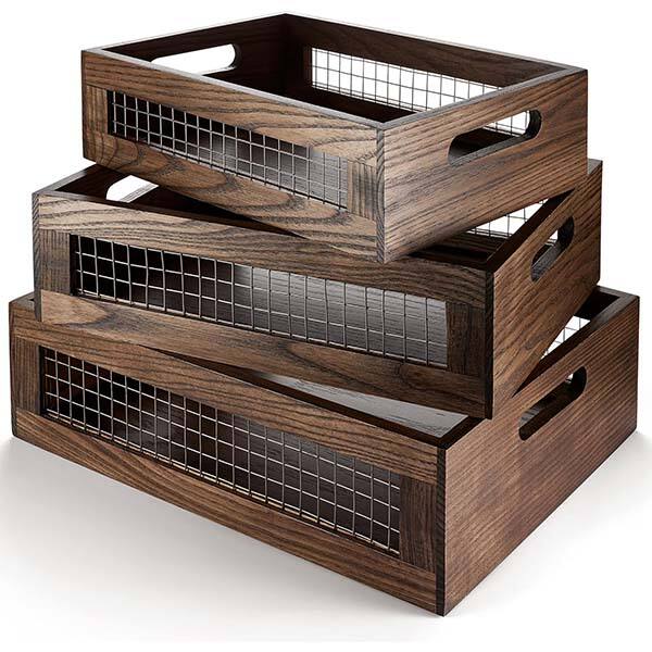 Using Wooden Vegetable Crates