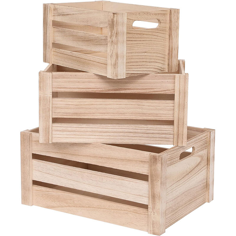 Drewniane pudełka do przechowywania, rustykalne pudełka dekoracyjne. Drewniane pudełka do przechowywania do ekspozycji