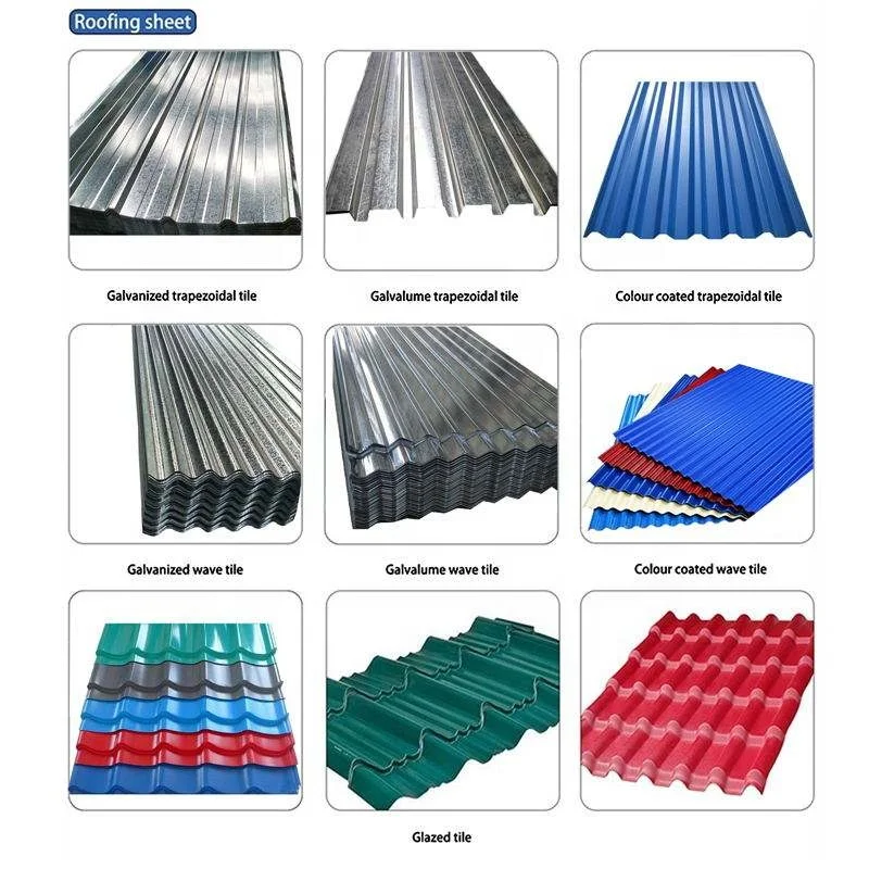 colored aluminum aluzinc galvanized magnesium polyvinyl chloride metal pvc roll coated corrugated roofing