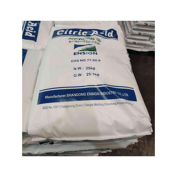 Restez en tête de la concurrence grâce à notre acide citrique de Weifang de haute qualité