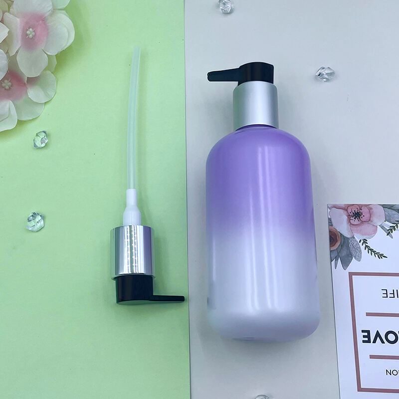 Aluminum PP Lotion Pump Plastic Cream Pump Bottle For Skin Care Products Silver Plated 24/410