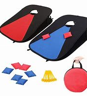 SZX Cornhole Set – Portable Wooden Toss Game for Backyard or Tailgating