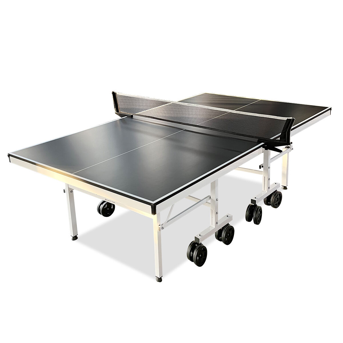 Nouvelle arrivée Table de ping-pong en fibre de verre de haute qualité pour usage intérieur et extérieur - Surface durable, jambes ajustables, rangement facile, SZX-T013