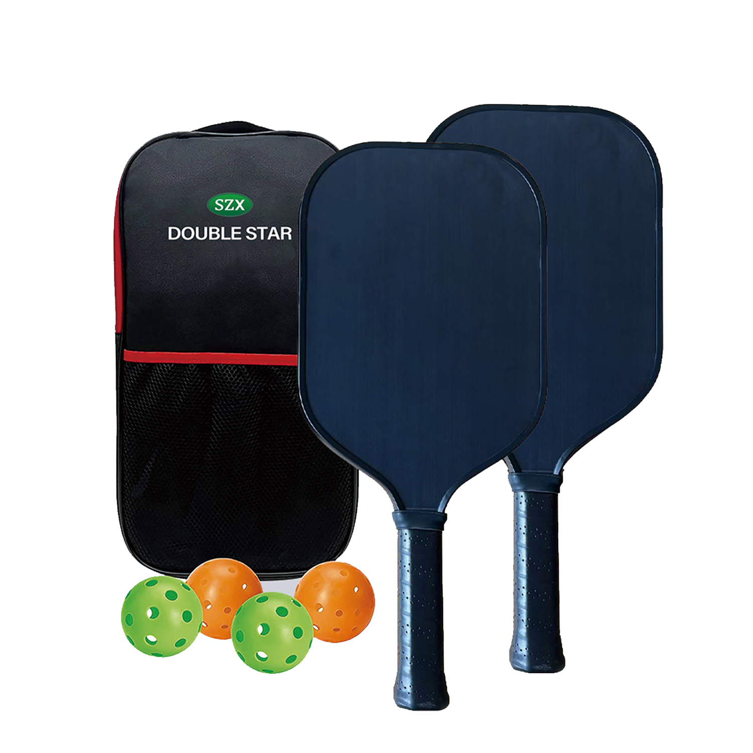 အပြည့်အဝ သက်တောင့်သက်သာ Pickleball Paddles Ergonomic Grip တစ်နေ့လုံး ကစားဖို့ မျှတတဲ့ အလေးချိန်ဖြန့်ဝေမှု