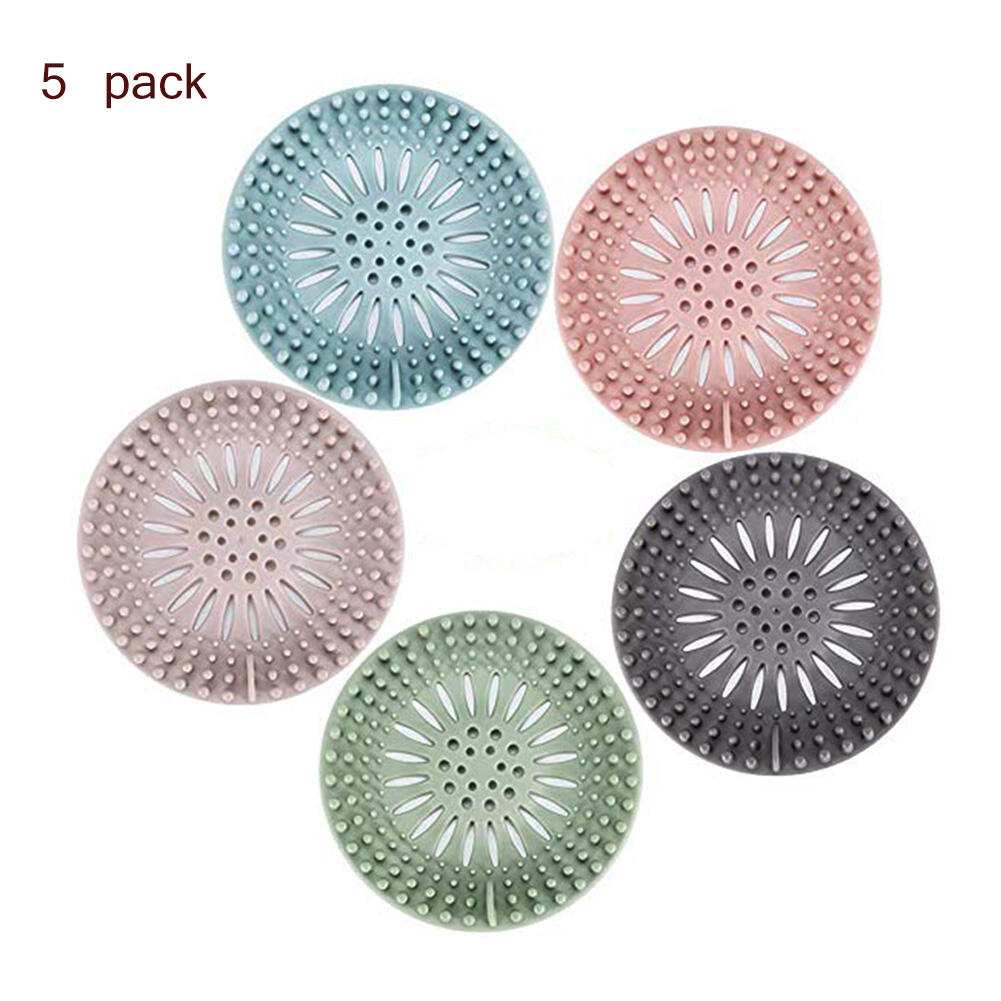 Silicone Kitchen Sink Strainer Drain Cover Hair Trap Hair Catcher Bathroom Shower Sink Stopper Filter manufacture