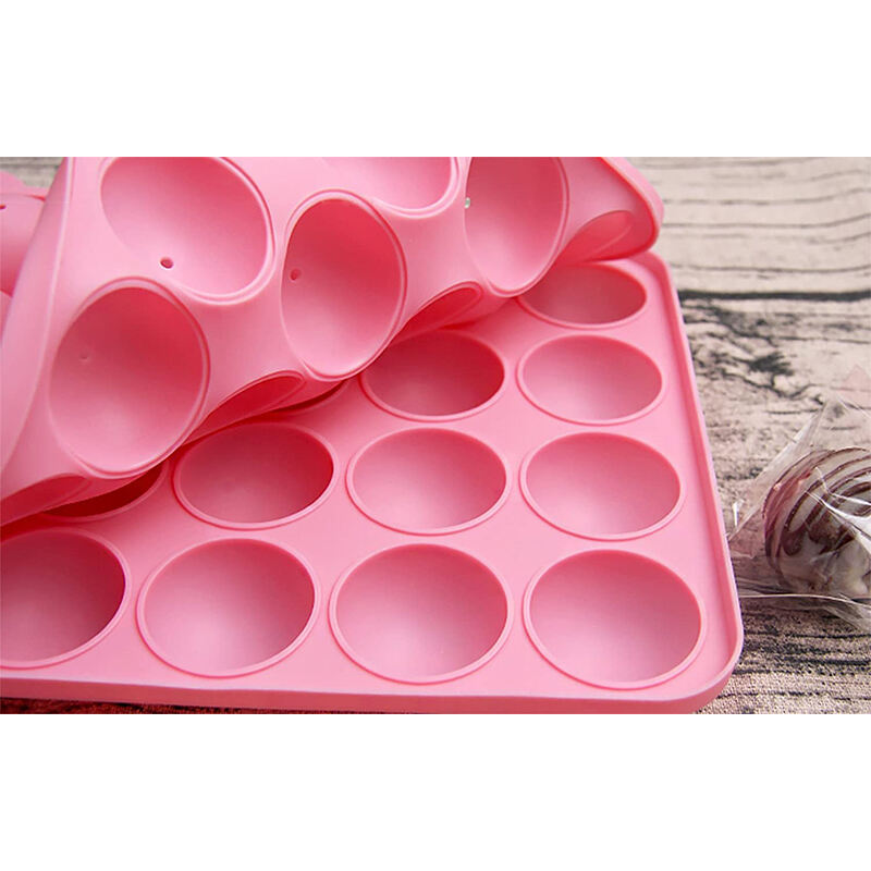 20 Cavity Silicone Cake Pop Mold Great for Hard Candy Lollipop and Party Cupcake mold details