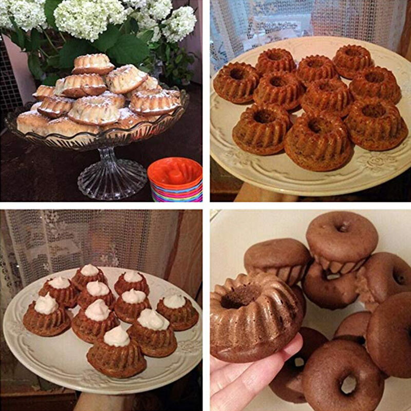 Silicone Baking Cups Reusable Cupcake Liners Non-Stick Muffin Cups Cake Molds Cupcake Holder Bear sharp supplier