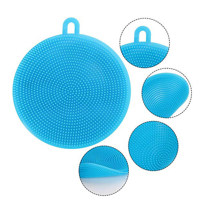 Multifunction Silicone sponge Dish Bowl Wash Brushes Kitchen Pot Cleaning Washing Tool Kitchen Cleaning Brush Material details