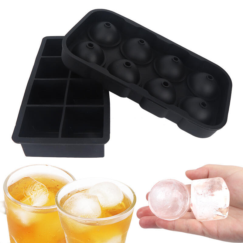 Silicone Ice Cube 3D Mold Whiskey Wine Cocktail Ice Cube Maker Shape Chocolate Mould Tray Ice Cream DIY Tool details