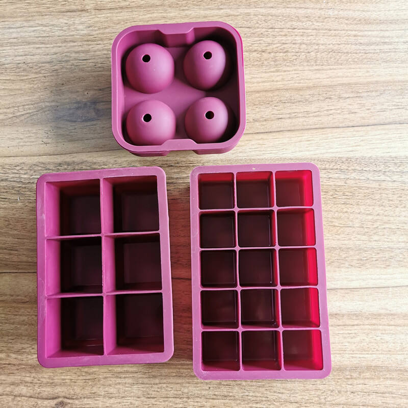 silicone ice tray 15 holes square ice lattice ice cube making mold hotel restaurant household chocolate DIY mold supplier