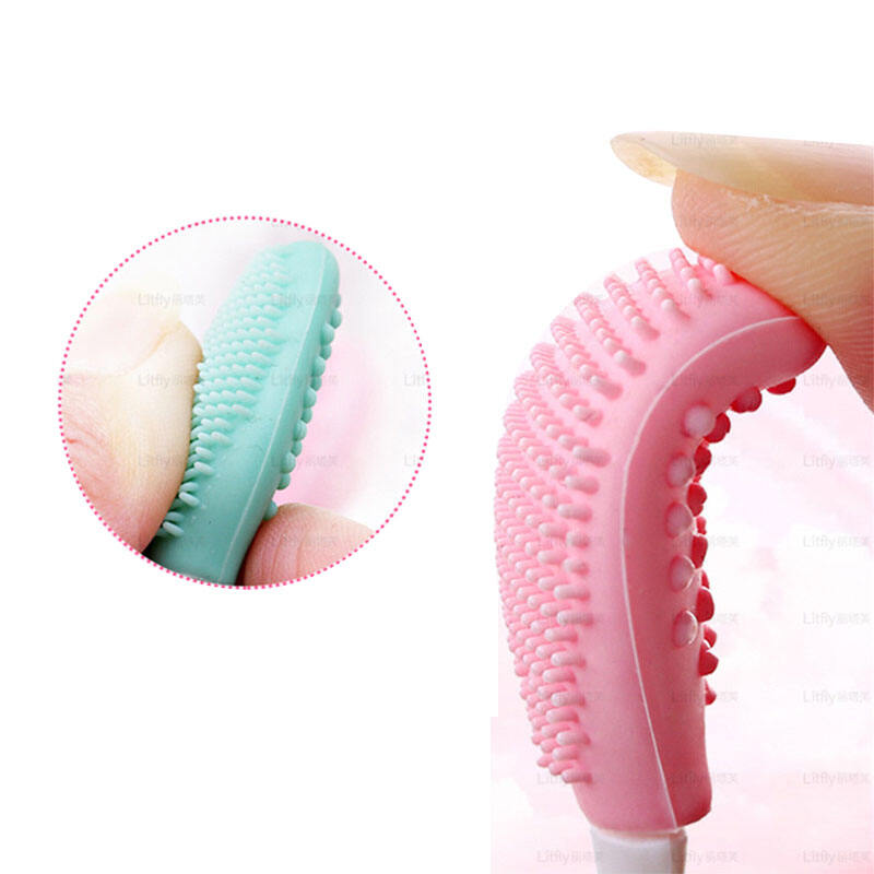 Silicone Exfoliating Lip Brush Double-Sided Soft Lip Exfoliator Tool Lip Scrub manufacture