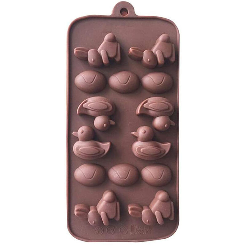 Cartoon Mold Duck Rabbit Egg Silicone Mold Cake Baking Tool DIY Ice Grid Chocolate Pastry Bread Tool Reusable Mold manufacture