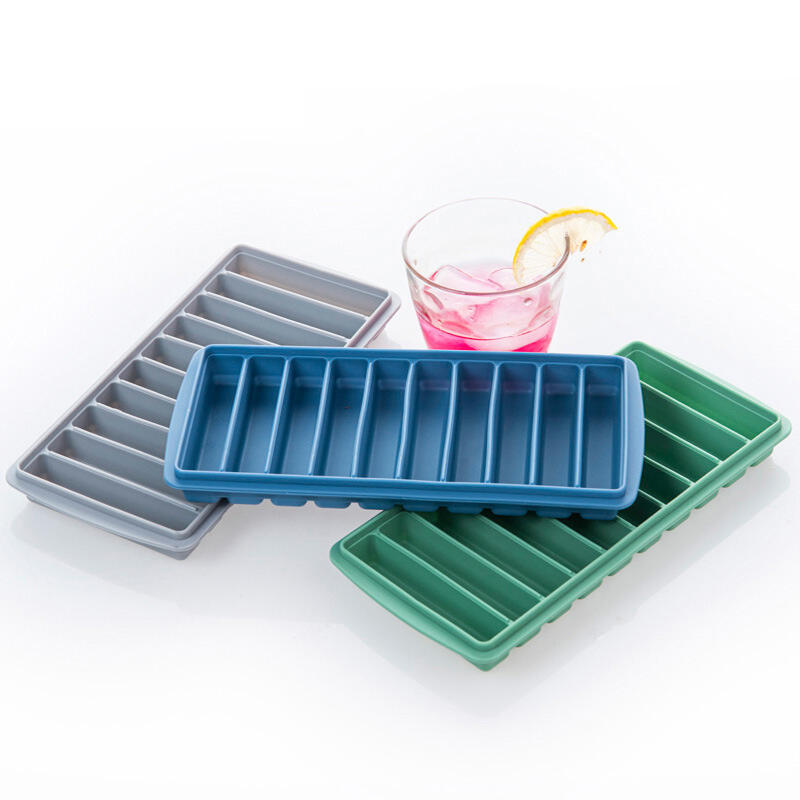 Silicone Ice Cube Trays Molds Square Ice Tray for Whiskey and Cocktail Maker manufacture