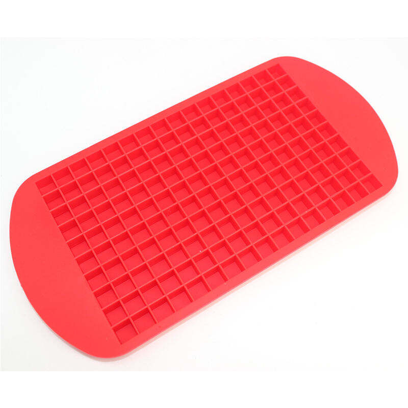 Food Grade Silicone Ice Tray Fruit Ice Cube Maker Creative Small Square Shape ice cube mold factory