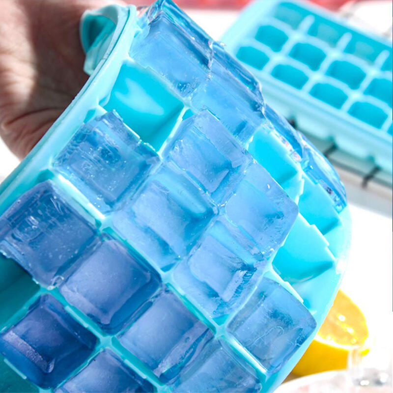 15 Cavities Silicone Ice Cube Trays Molds Square Ice Tray for Whiskey and Cocktail Maker supplier