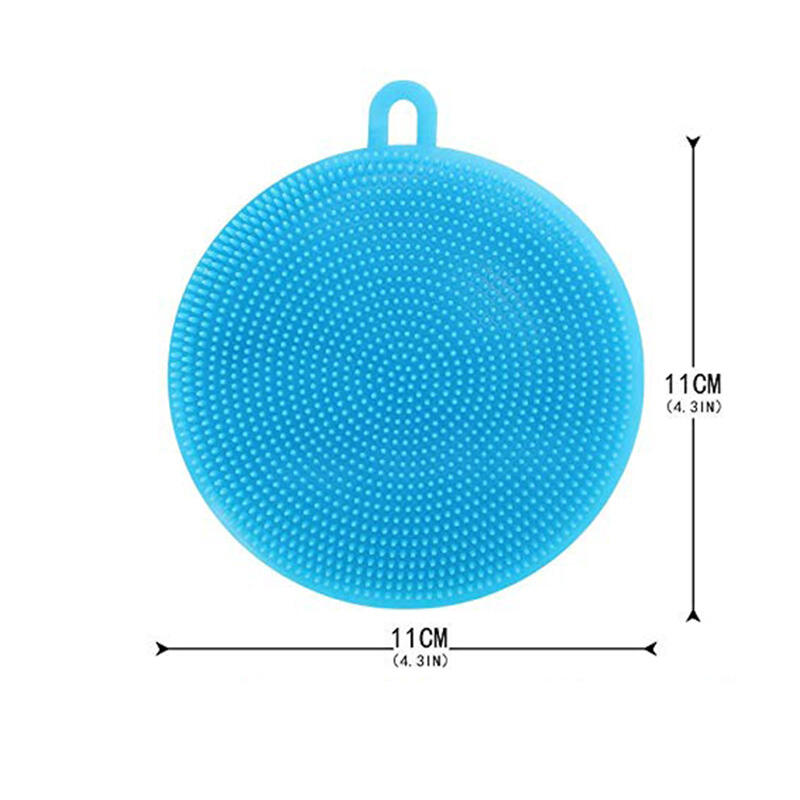 Multifunction Silicone sponge Dish Bowl Wash Brushes Kitchen Pot Cleaning Washing Tool Kitchen Cleaning Brush Material factory