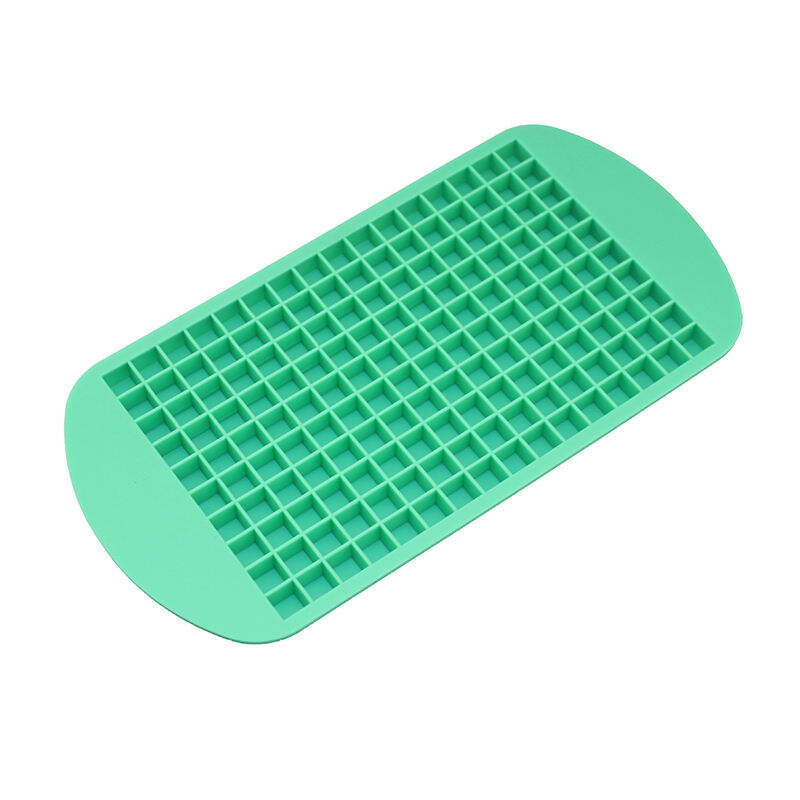 Food Grade Silicone Ice Tray Fruit Ice Cube Maker Creative Small Square Shape ice cube mold supplier