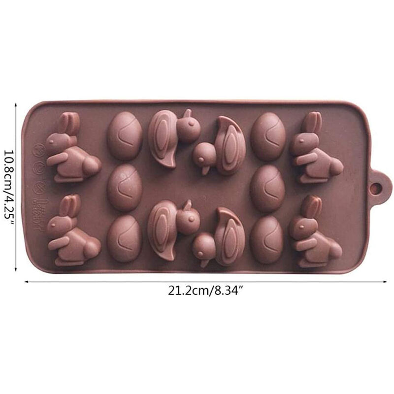 Cartoon Mold Duck Rabbit Egg Silicone Mold Cake Baking Tool DIY Ice Grid Chocolate Pastry Bread Tool Reusable Mold manufacture