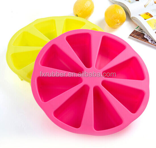 8 Cavlty silicone cake mould DIY microwave oven cake pizza pan johnnycake cake tools supplier