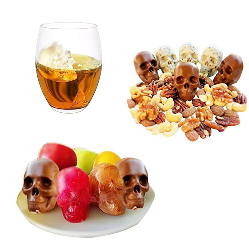 Whiskey Wine Cocktail Ice Cube 3D Silicone Mould Ice Cube Maker Shape Chocolate Mould Tray Ice Cream DIY Tool supplier