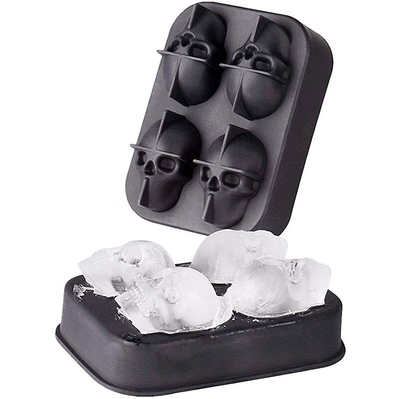 Whiskey Wine Cocktail Ice Cube 3D Silicone Mould Ice Cube Maker Shape Chocolate Mould Tray Ice Cream DIY Tool factory