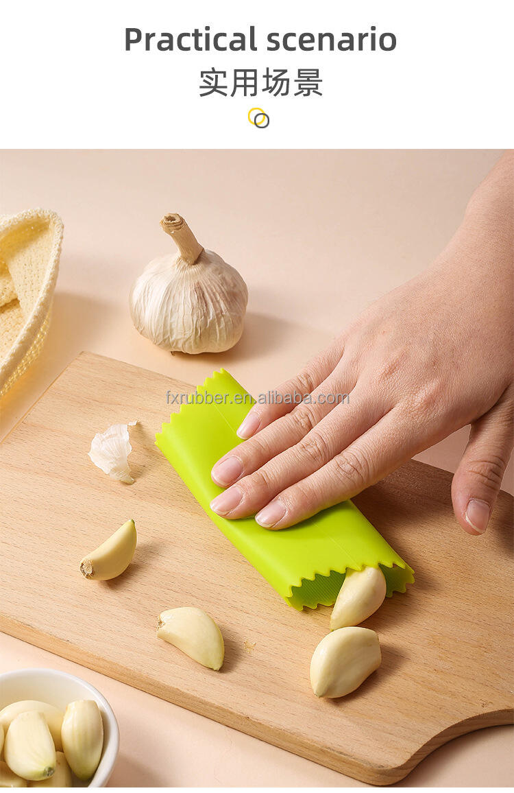 Eco-Friendly Silicone Garlic Peeler Set Manual Kitchen Gadget for Home Kitchen Use for Serving and Cooking manufacture