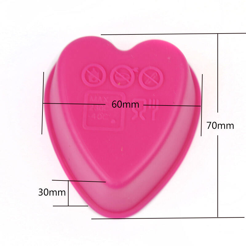 Love heart-shaped Silicone Chocolate Cookies Mold Silicone Mould Baking Tools details