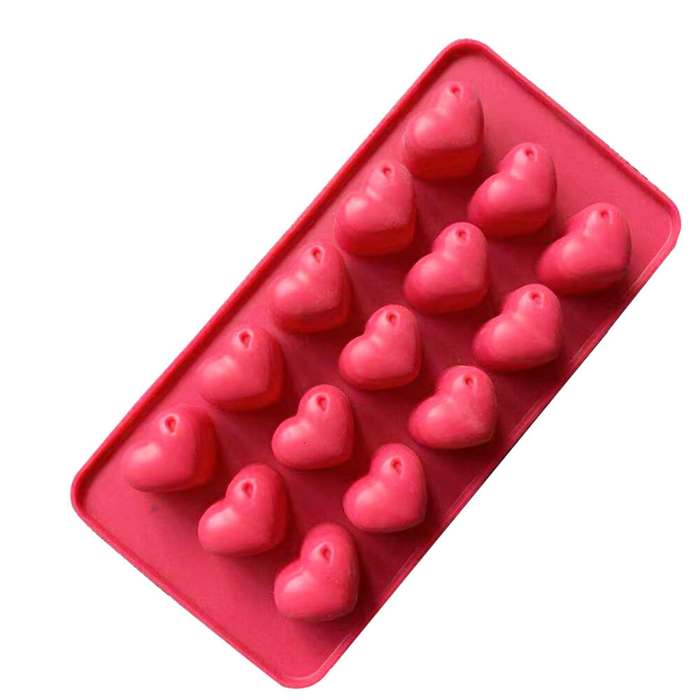 15 Cavity Heart Silicone Chocolate Mold Baking Tools cake decoration tools manufacture