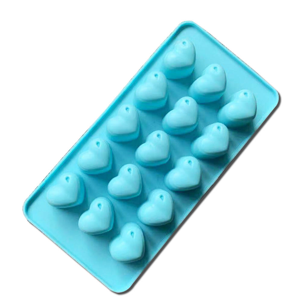 15 Cavity Heart Silicone Chocolate Mold Baking Tools cake decoration tools supplier