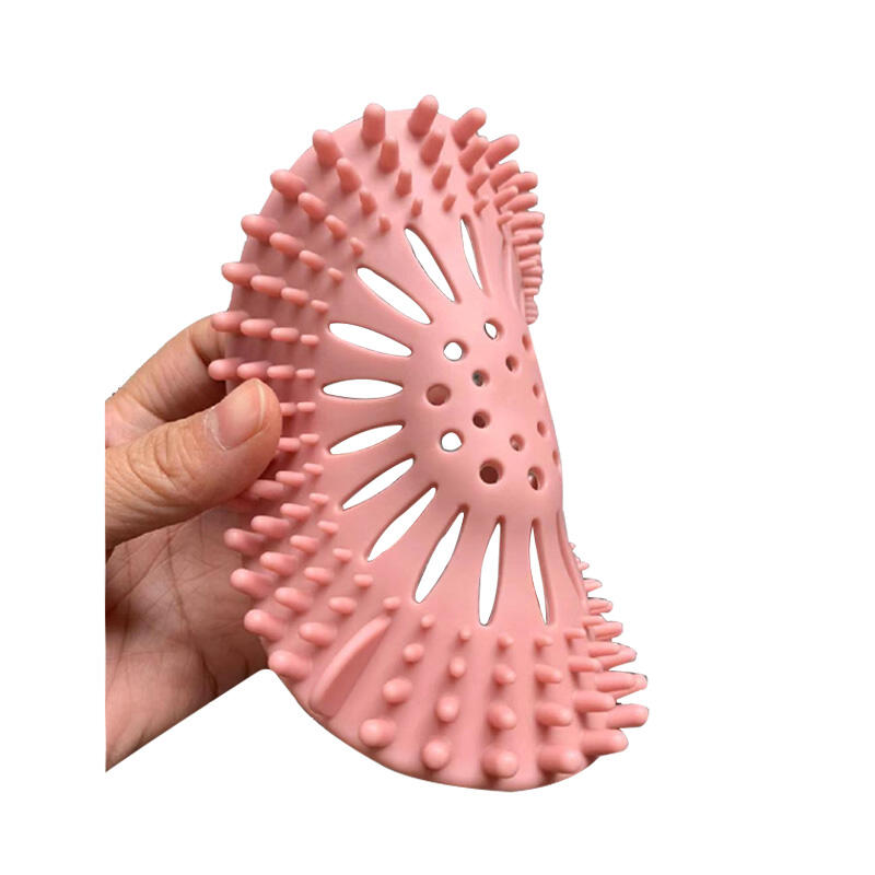 Silicone Kitchen Sink Strainer Drain Cover Hair Trap Hair Catcher Bathroom Shower Sink Stopper Filter details