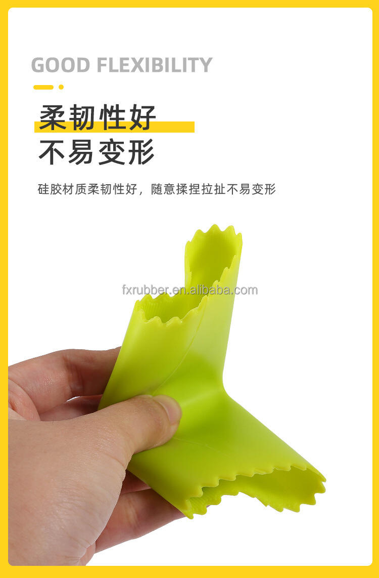 Eco-Friendly Silicone Garlic Peeler Set Manual Kitchen Gadget for Home Kitchen Use for Serving and Cooking details