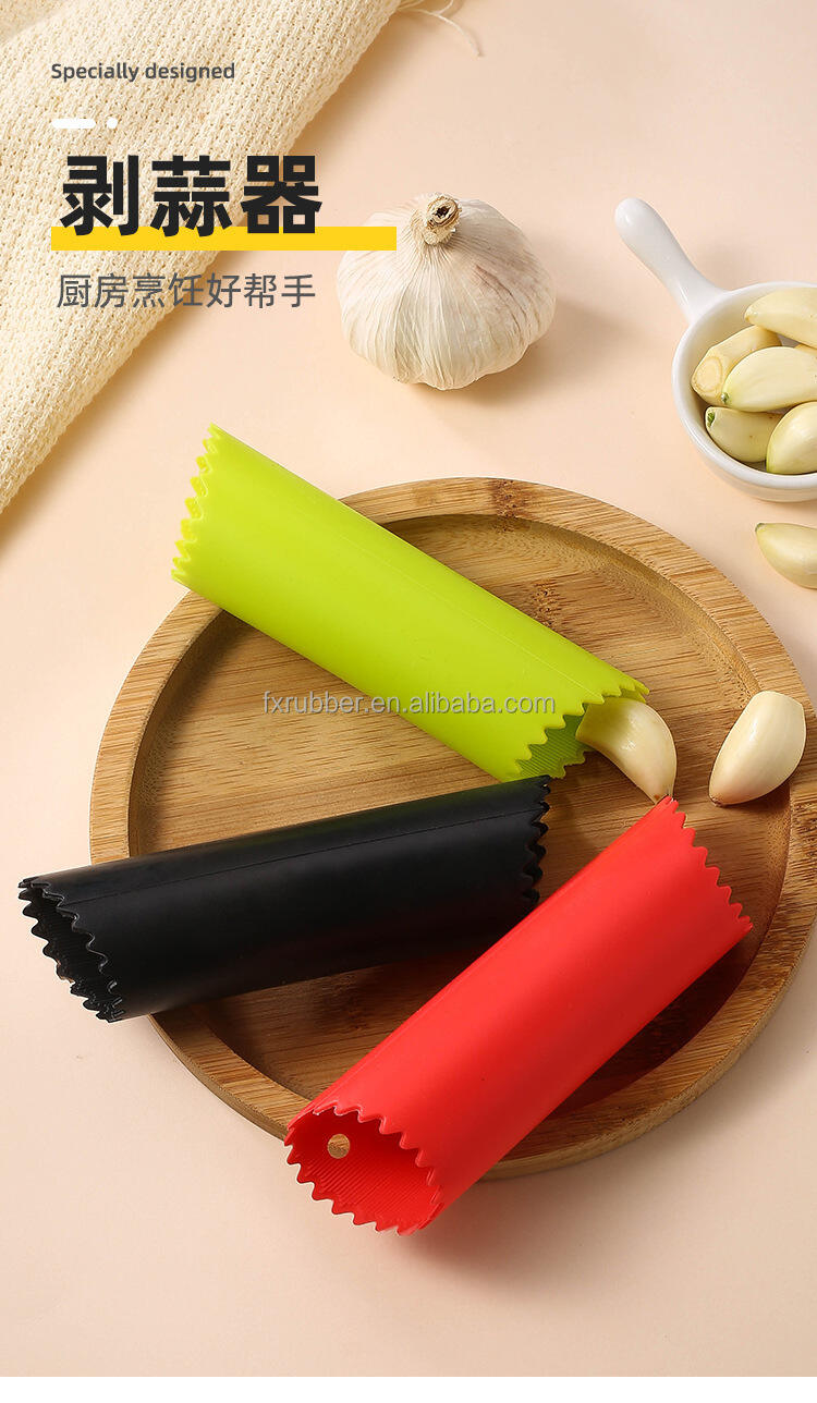 Eco-Friendly Silicone Garlic Peeler Set Manual Kitchen Gadget for Home Kitchen Use for Serving and Cooking manufacture