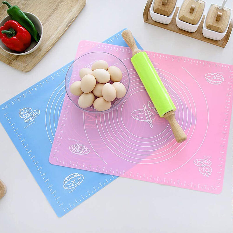 Silicone Pastry Mat Rolling Pin Mat with Measurements Nonstick Kneading Board for Rolling Dough manufacture