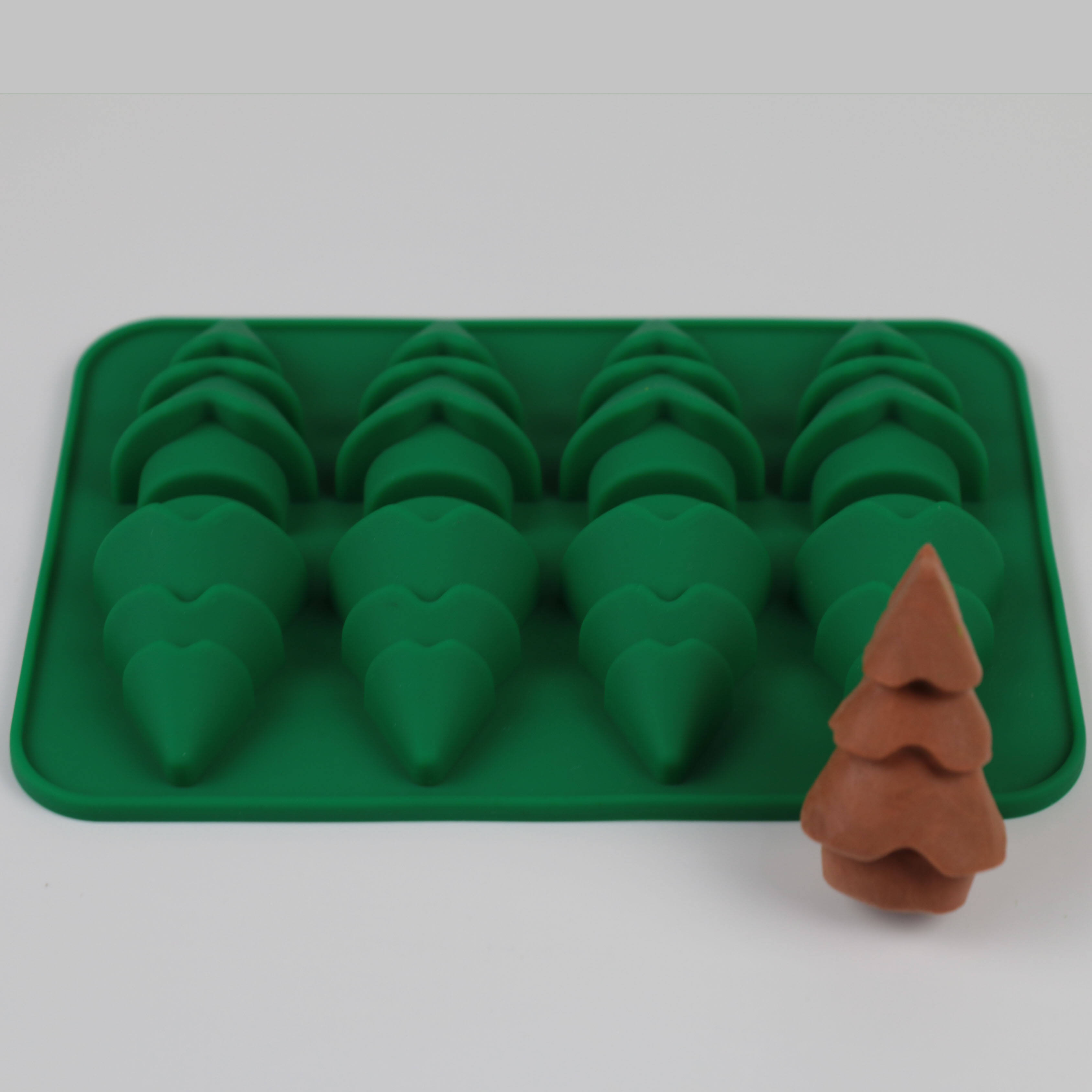 8 Christmas Tree Silicone Cake Baking Mold Chocolate Candy Jelly Molds Handmade Soap Moulds Ice Cube Bath Bomb Candle Biscuit details