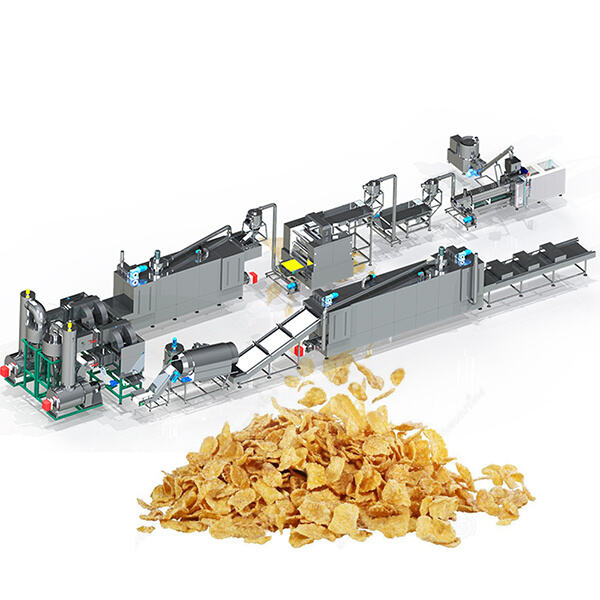 Affordable small corn flakes equipment for homemade cereals