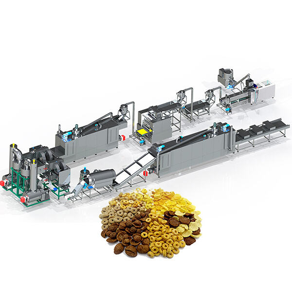 The corn flakes manufacturing process