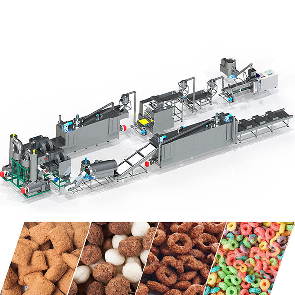 Automation in the production of breakfast cereal