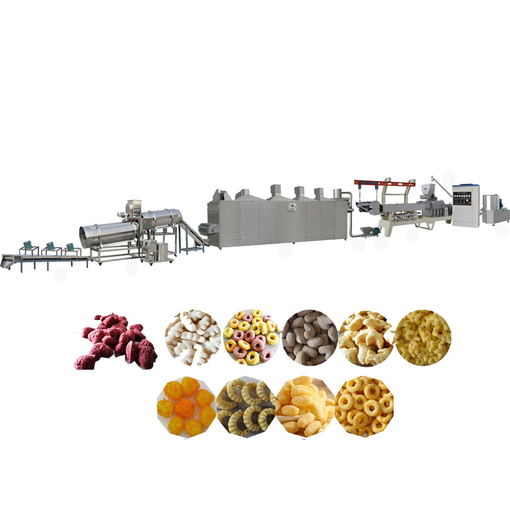 puffed snacks processing line