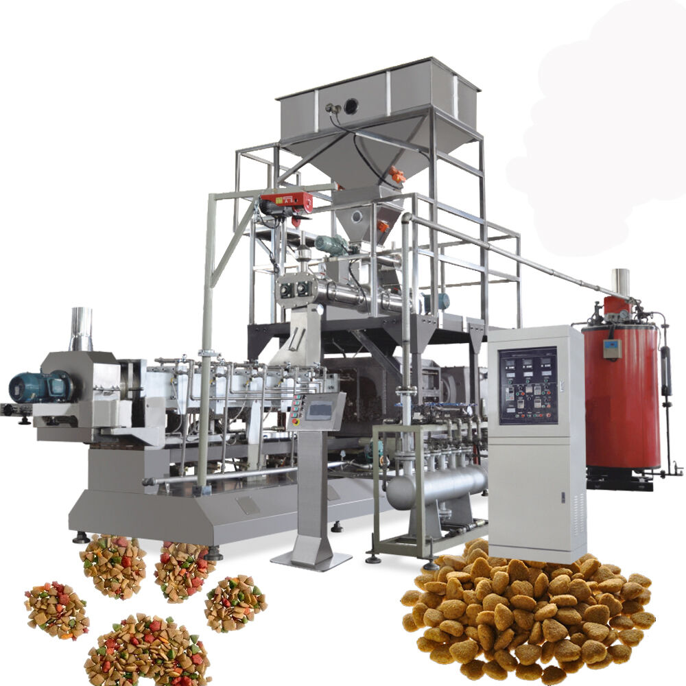 Pet food processing machines