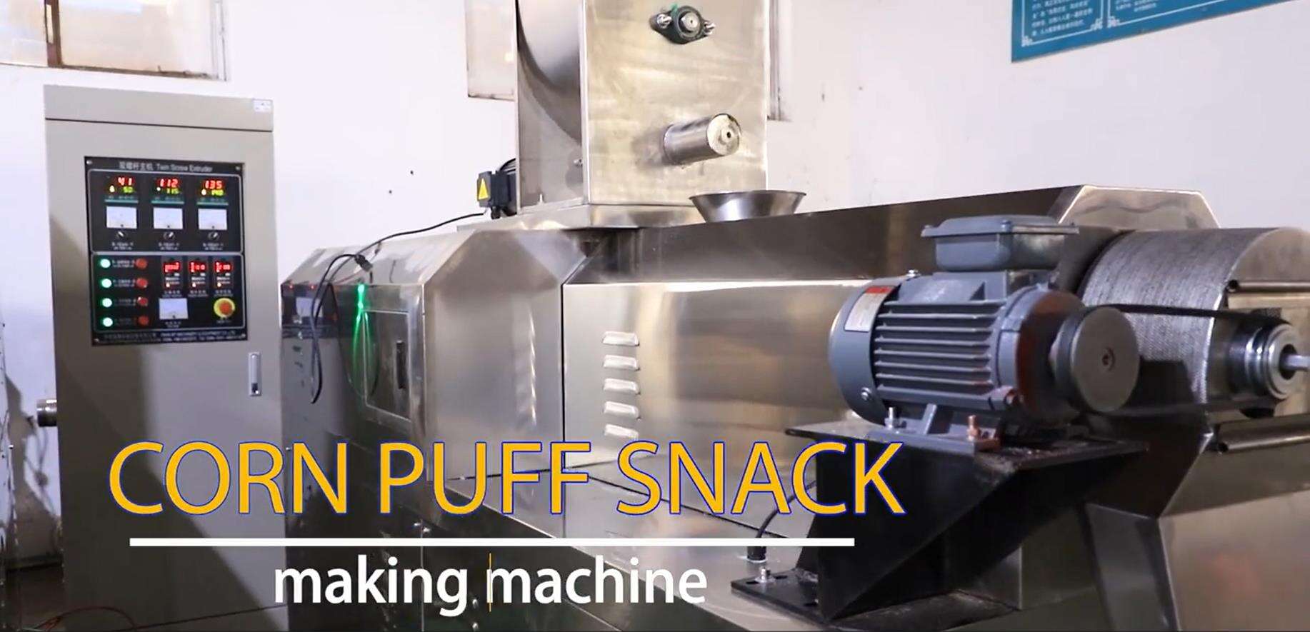 corn puff snacks machine