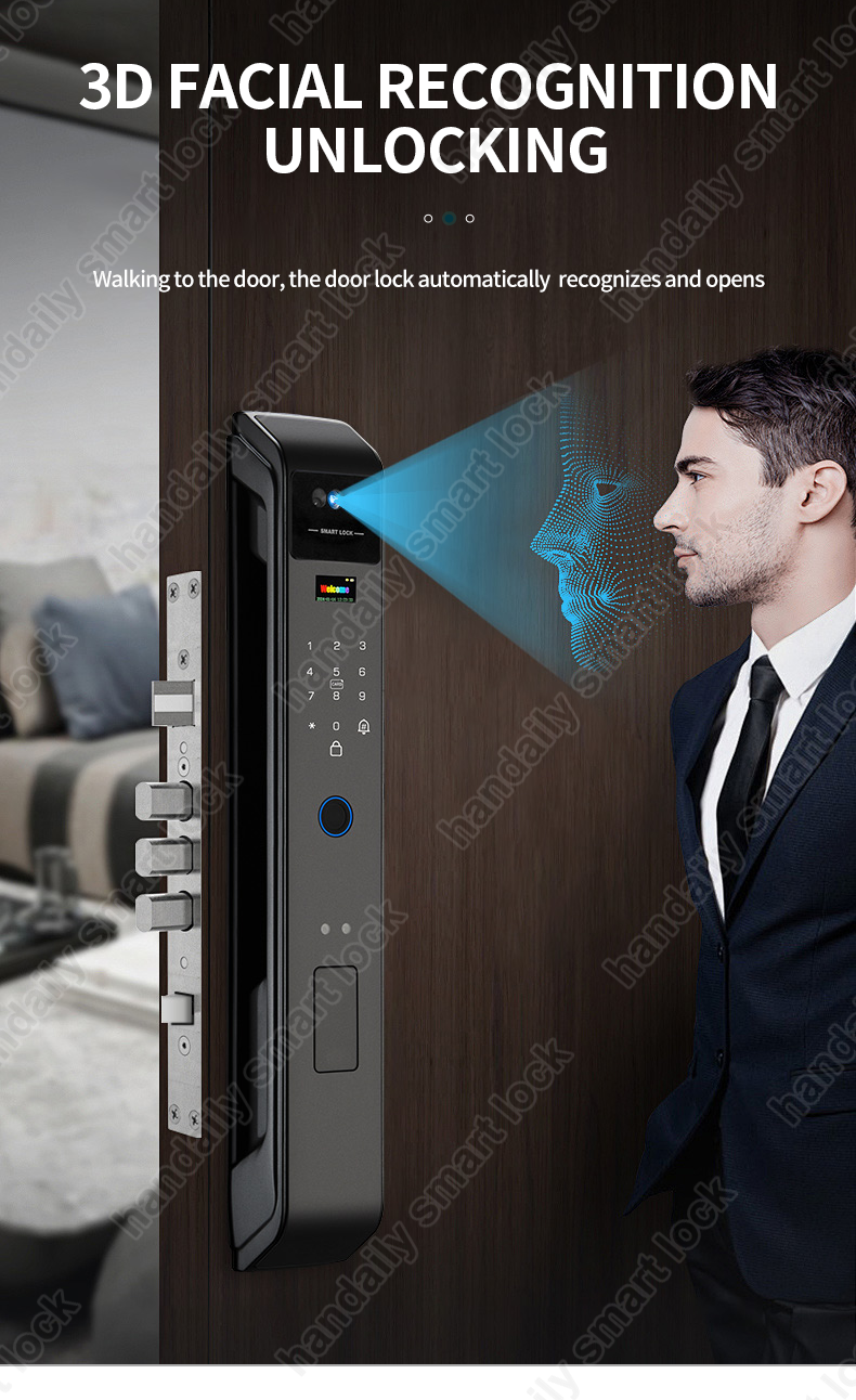 product tuya wifi electronic smart lock cerradura inteligente electric fingerprint lock with camera support video call function-2