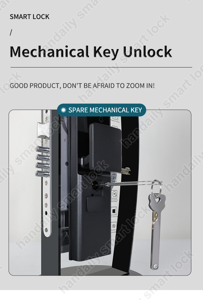 waterproof tuya app electronic digital locks 3d face recognition biometric fingerprint smart door lock with israel 6085 mortise w8-10