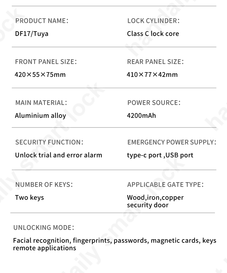 product security cameras 3d face recognition fingerprint biometric card digital lock cerradura inteligente tuya wifi smart door lock-10