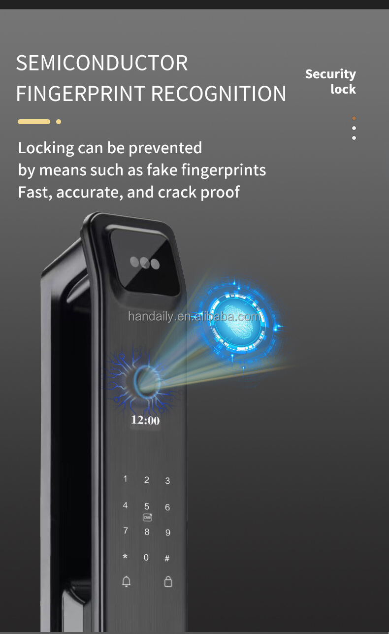 security 3d face recognition fingerprint locktop wifi camera digital locks nfc card key rfid code smart door lock xf09-3