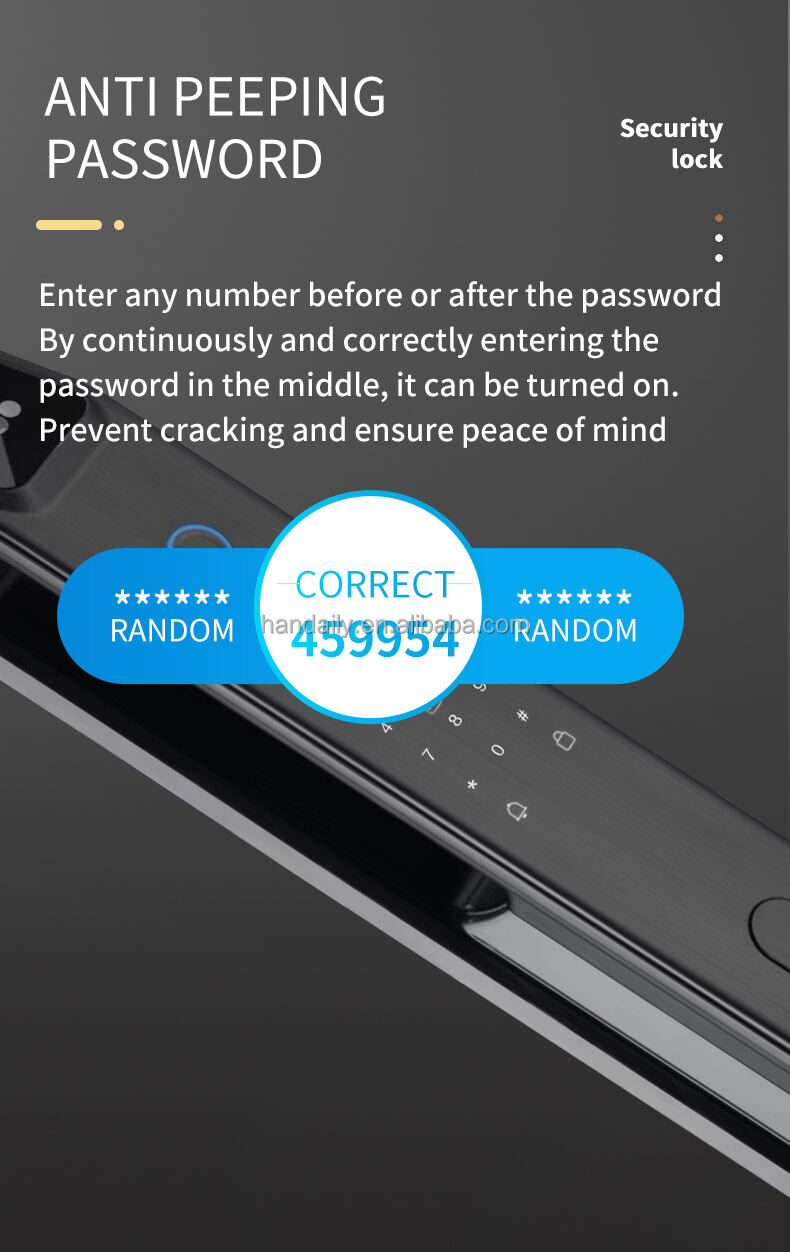 security 3d face recognition fingerprint locktop wifi camera digital locks nfc card key rfid code smart door lock xf09-6