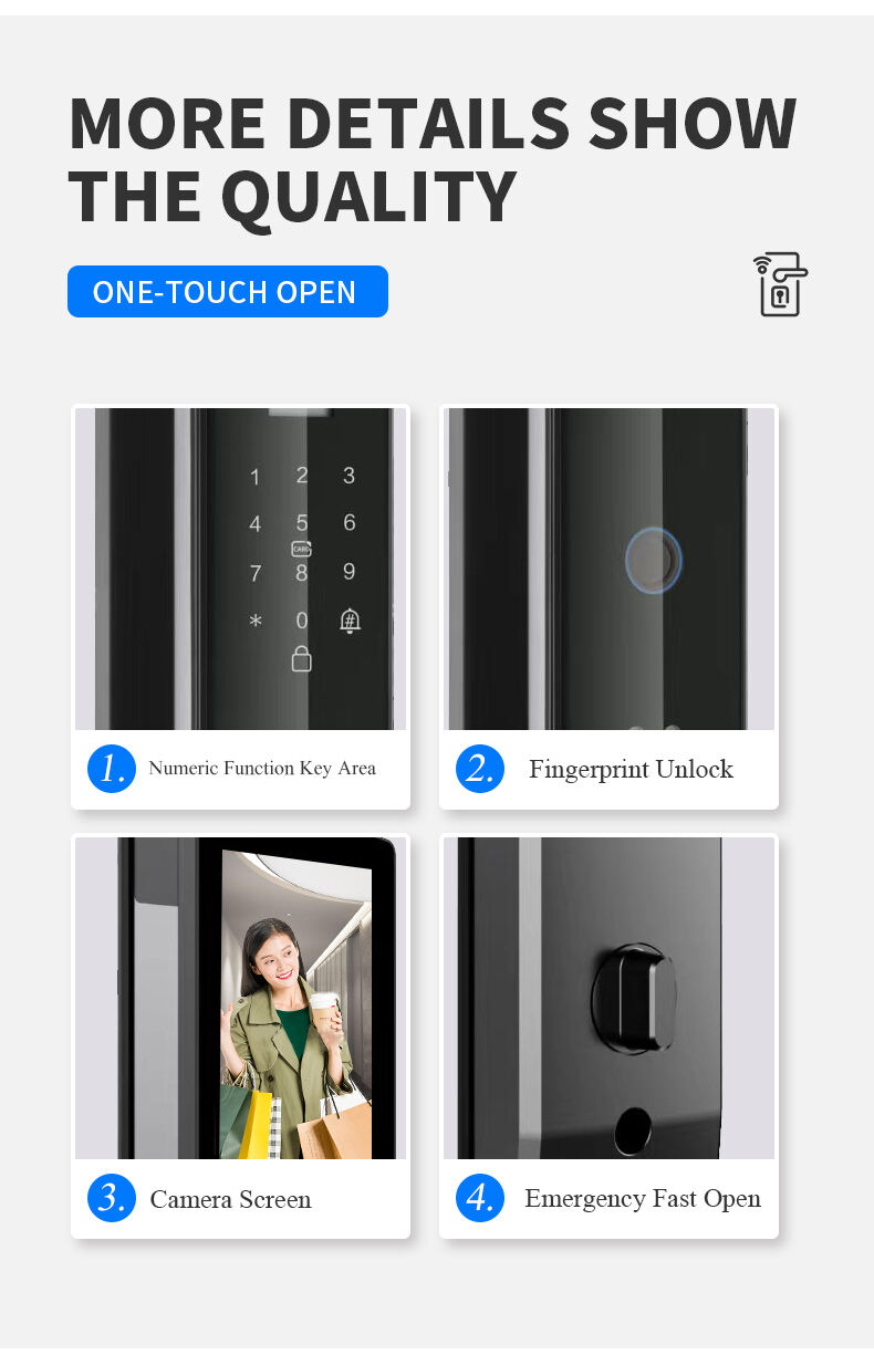 face recognition cerradura inteligente password card lock wifi door lock fingerprint digital keyless smart door lock xf10-11