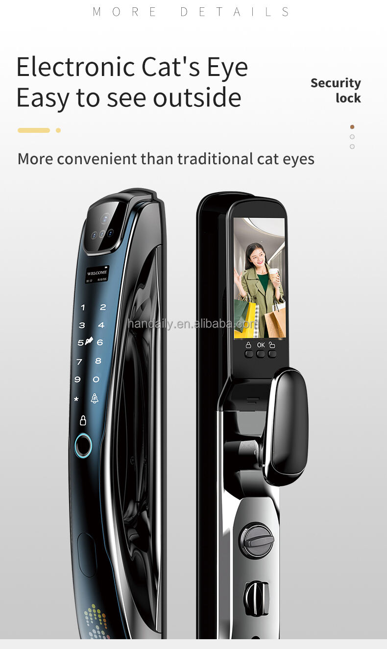 product factory price premium quality 3d face recognition biometric fingerprint tuya wifi smart door lock outdoor digital lock-9