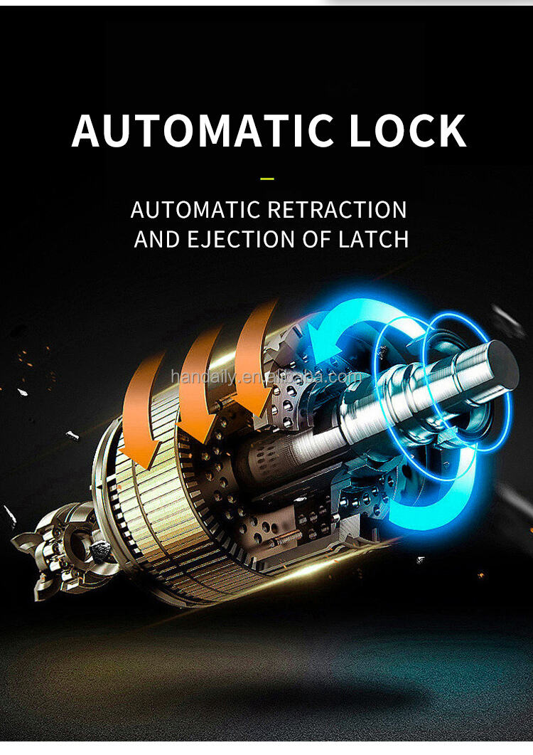 wifi smart lock with tuya or ttlock fingerprint and password keyless digital door lock for wooden doors z13-3